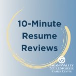 10-Minute Resume Reviews with Employer Partners on September 30, 2022